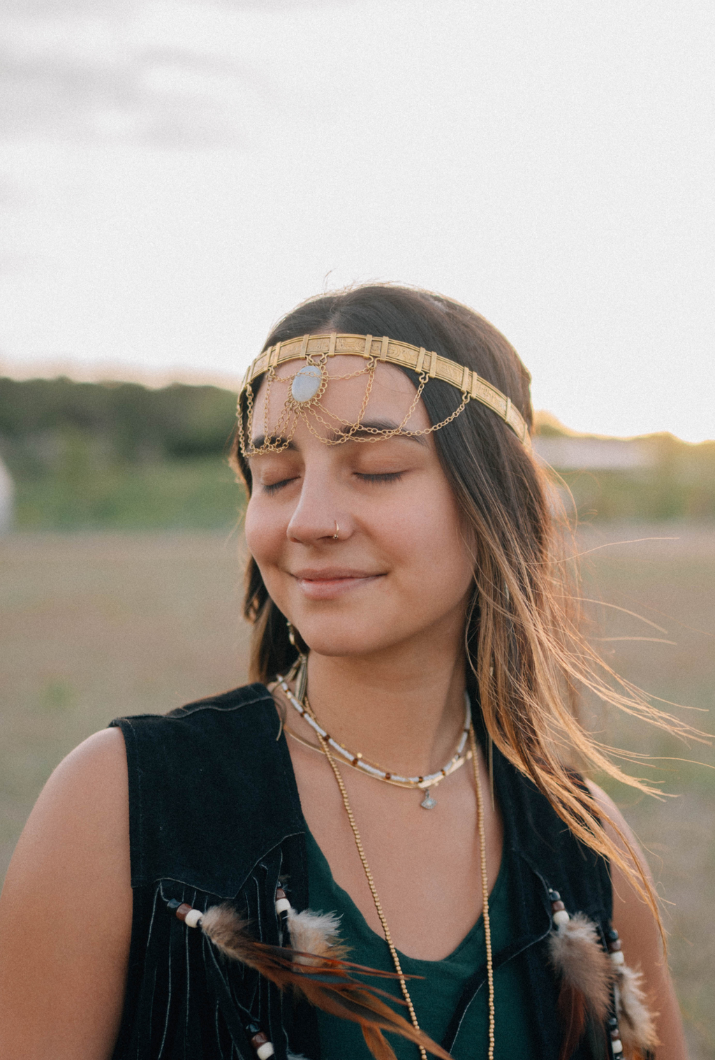 Egyptian goddess tiara