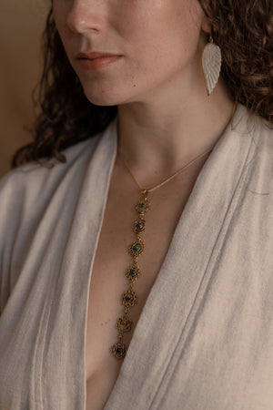 Collar de chakras con cuarzos